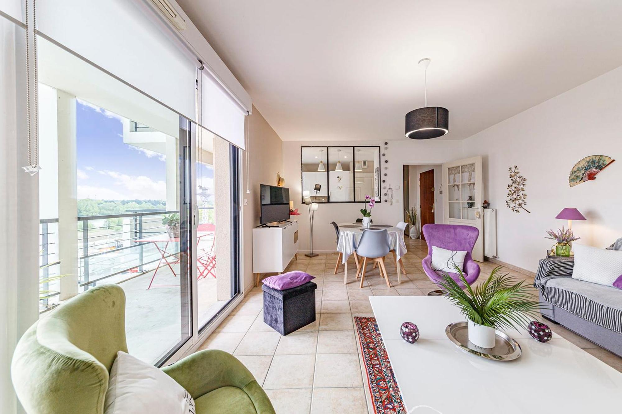 L'Aragon Wifi Balcon Vue La Maine Apartment Angers Exterior photo