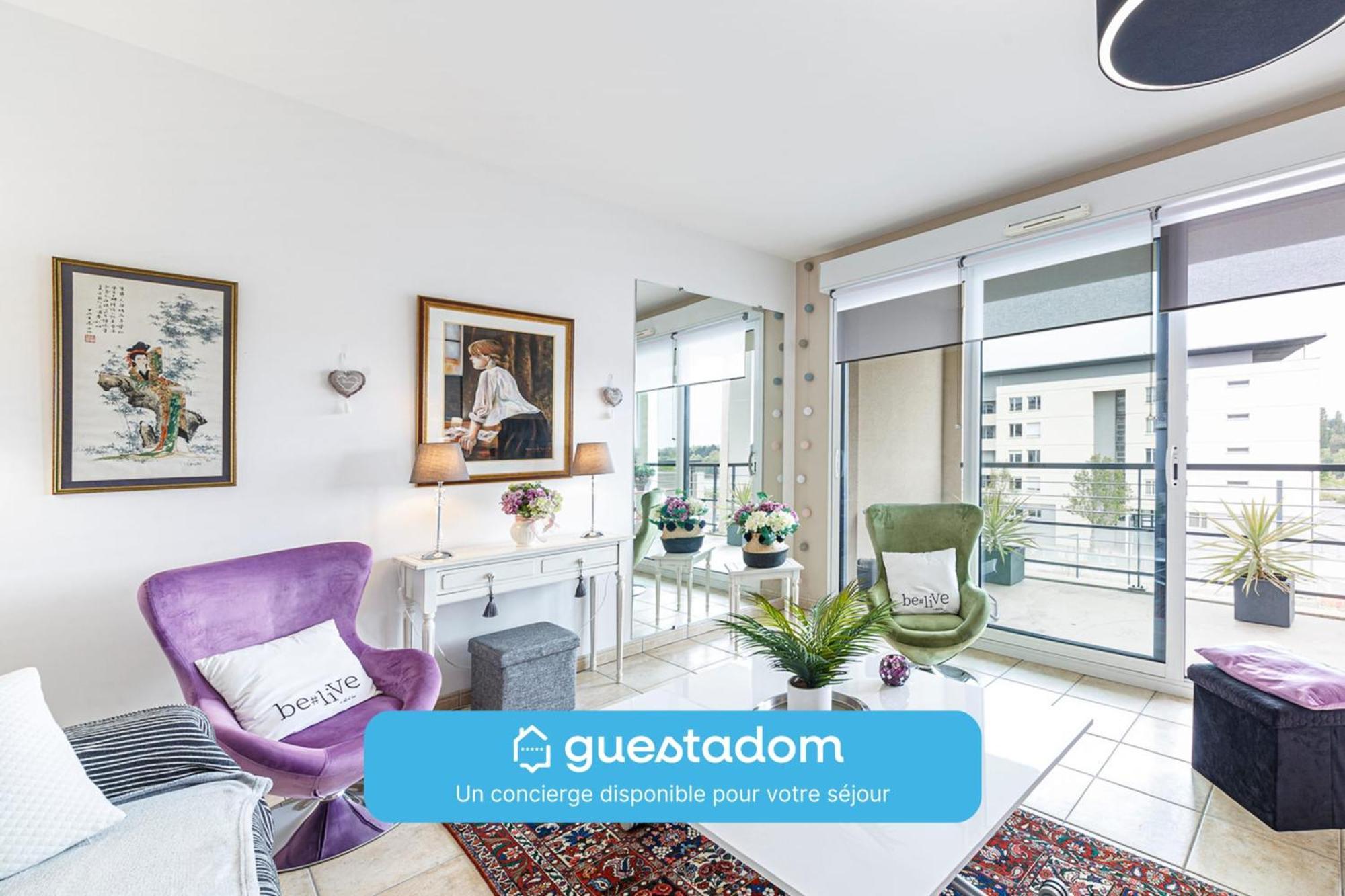 L'Aragon Wifi Balcon Vue La Maine Apartment Angers Exterior photo